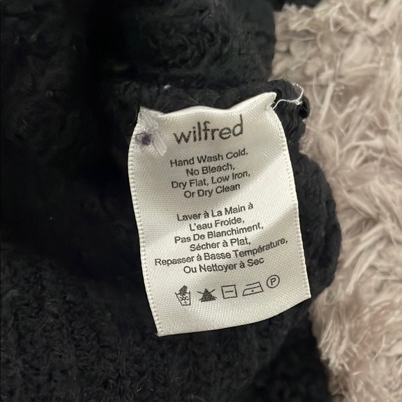 Wilfred Black Ribbed Sweater Shrug - Picture 4 of 5